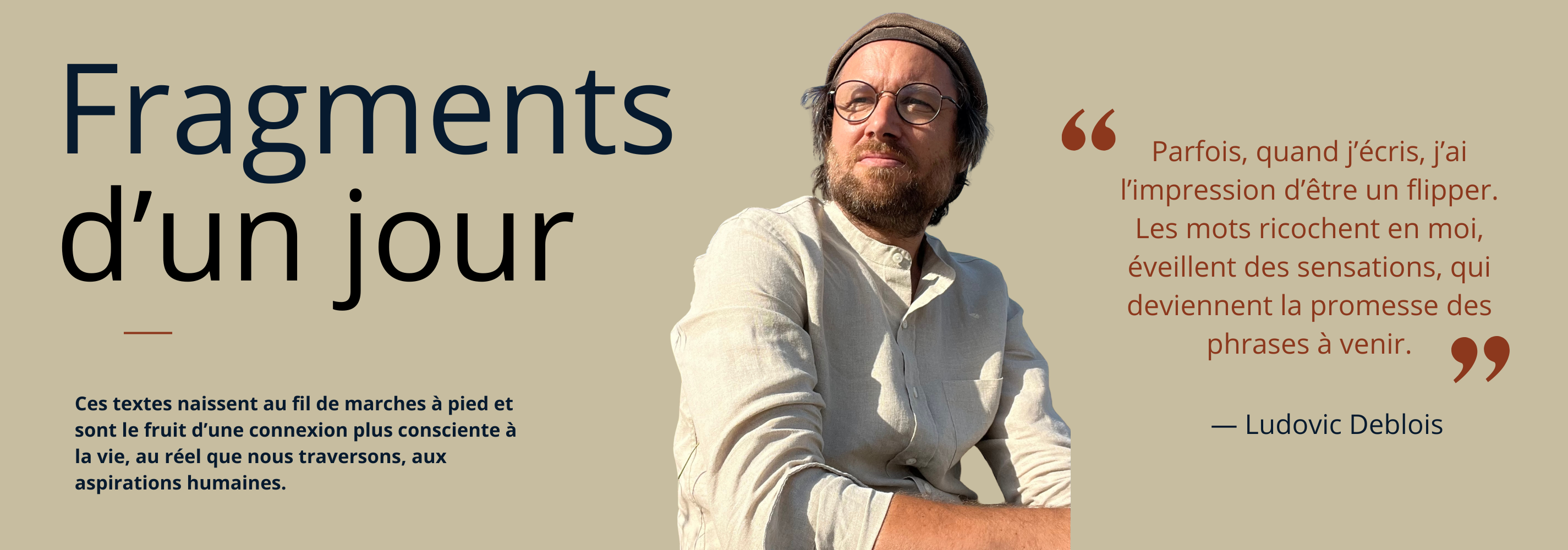 Fragments d'un jour - Instants saisis, pensées en chemin, éclats de réel